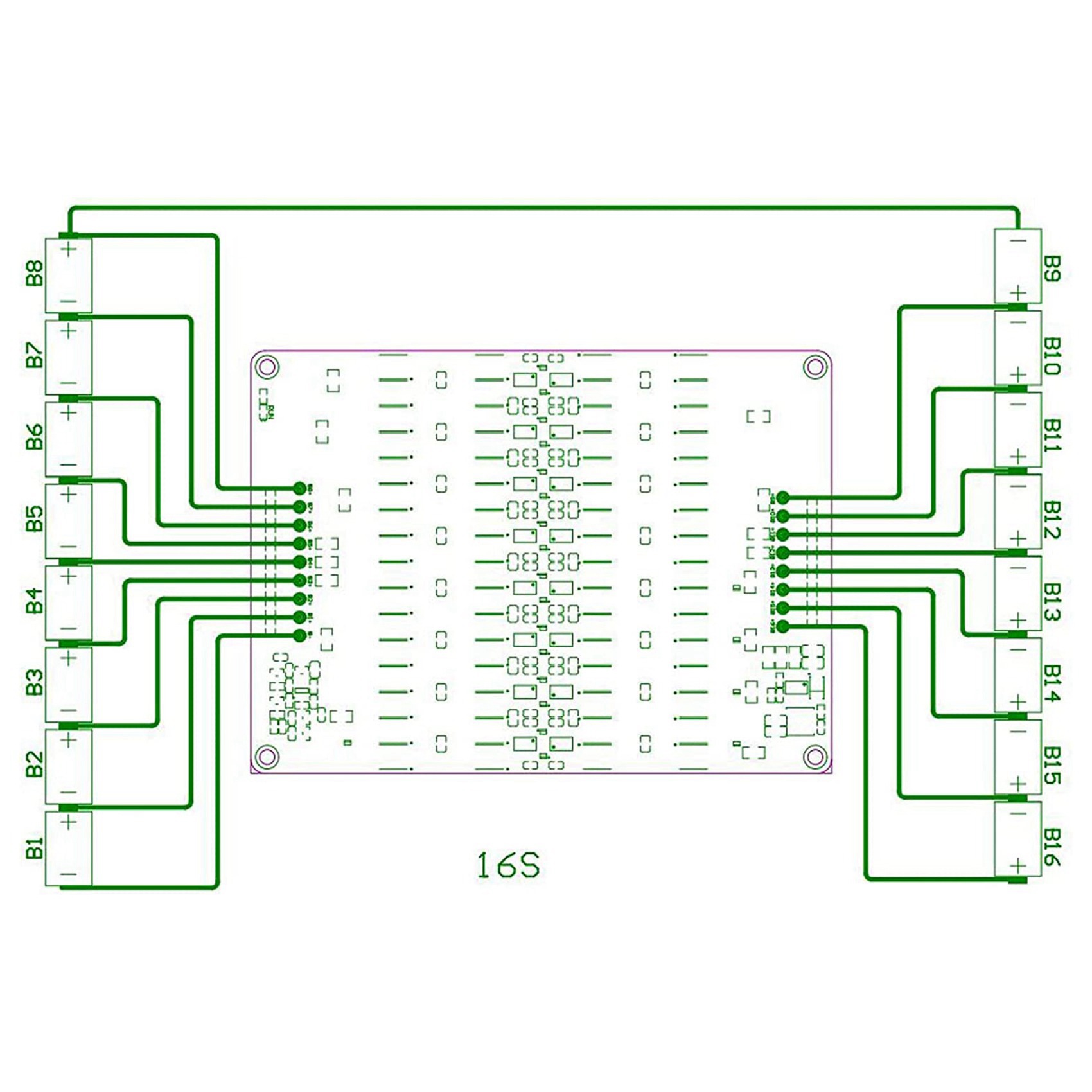 B04C-2X 12S 13S 14S 15S 16S Ac - 12S Lipo Battery Balancing Board ulasan dan harga